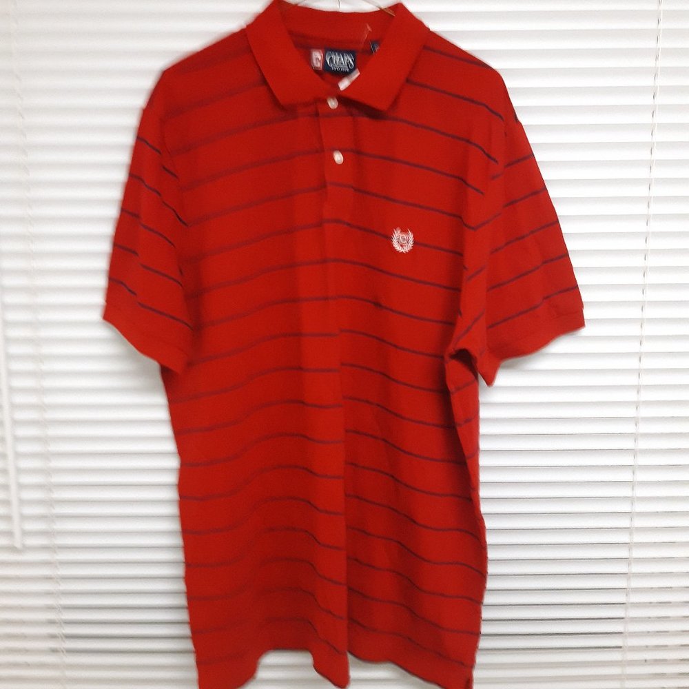Chaps Striped Polo